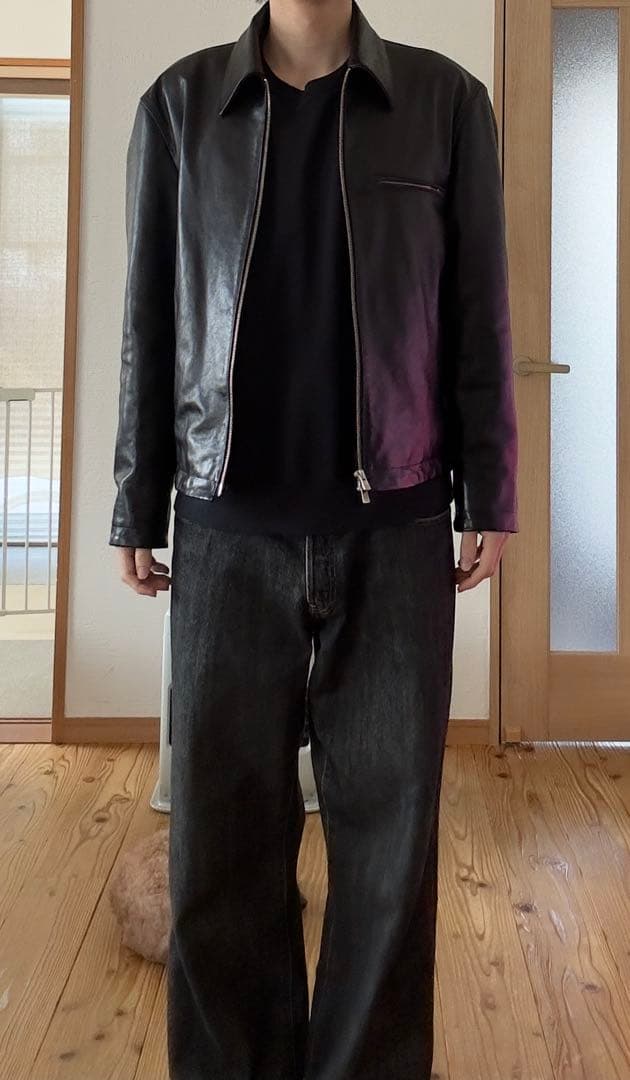 ジャケット・アウター Simply Complicated WORKER LEATHER JACKET