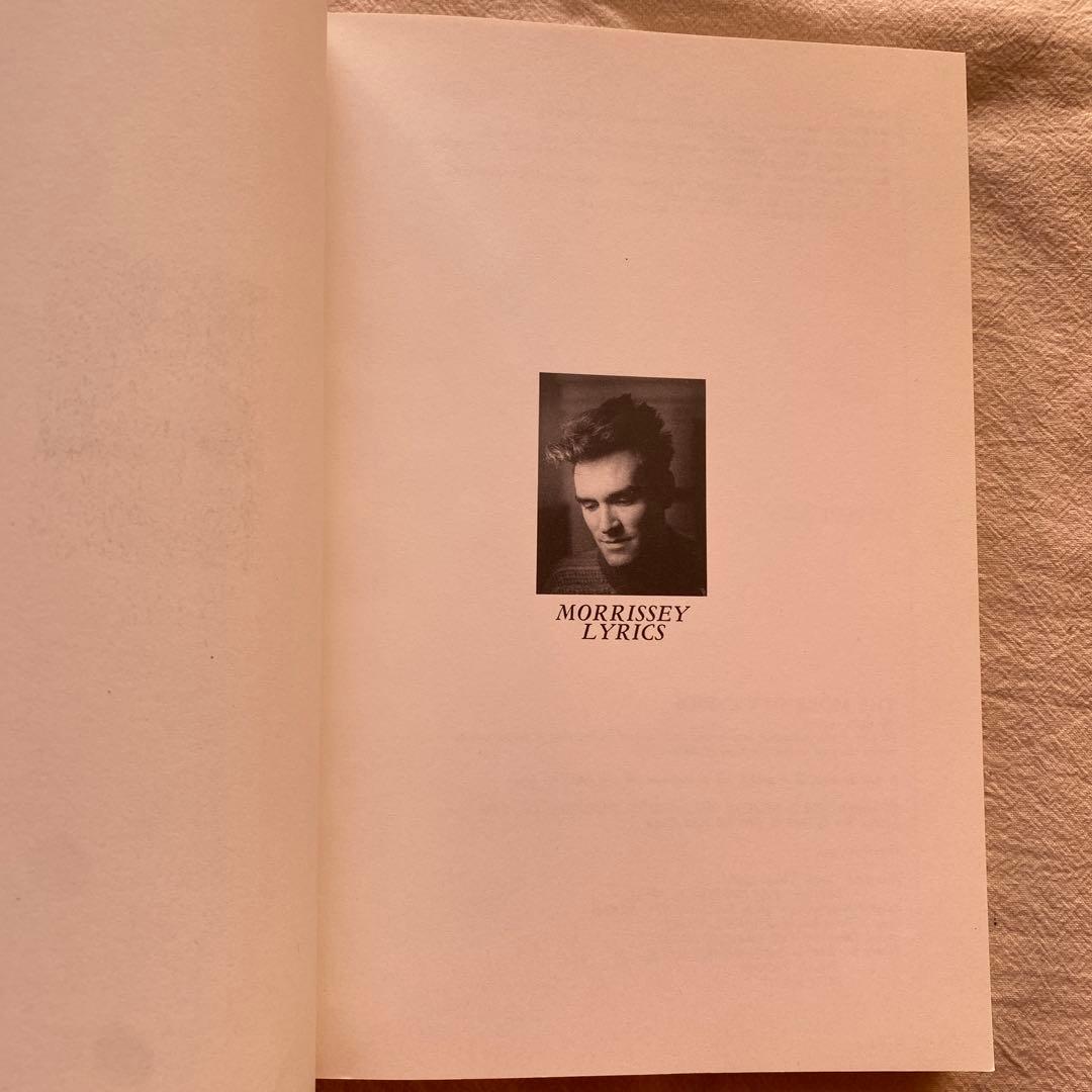 【激レア帯付き】モリッシー詩集 中川五郎訳 1992年