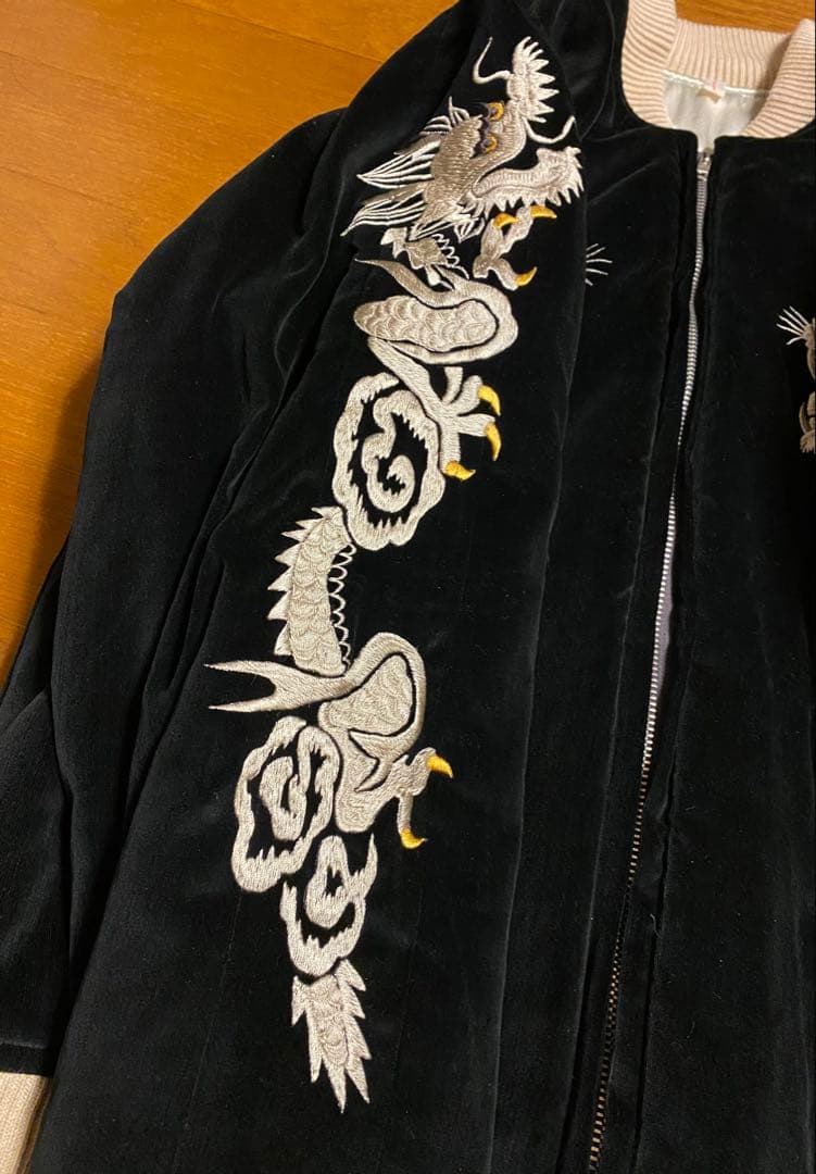 リアルマッコイズ スーベニアジャケッ　TIGER AND EAGLE サイズL