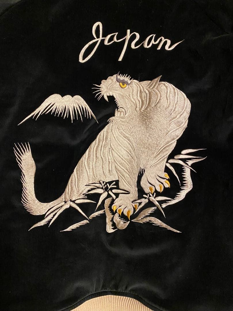 リアルマッコイズ スーベニアジャケッ　TIGER AND EAGLE サイズL