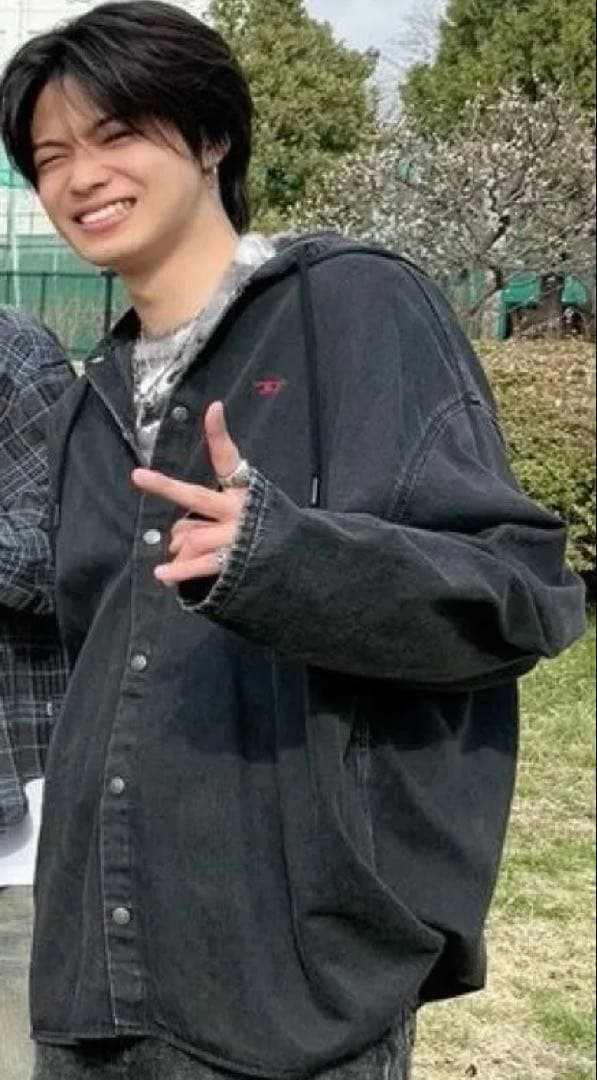 希少✨売り切れレア品DIESEL ディーゼルデニムフードシャツMサイズ