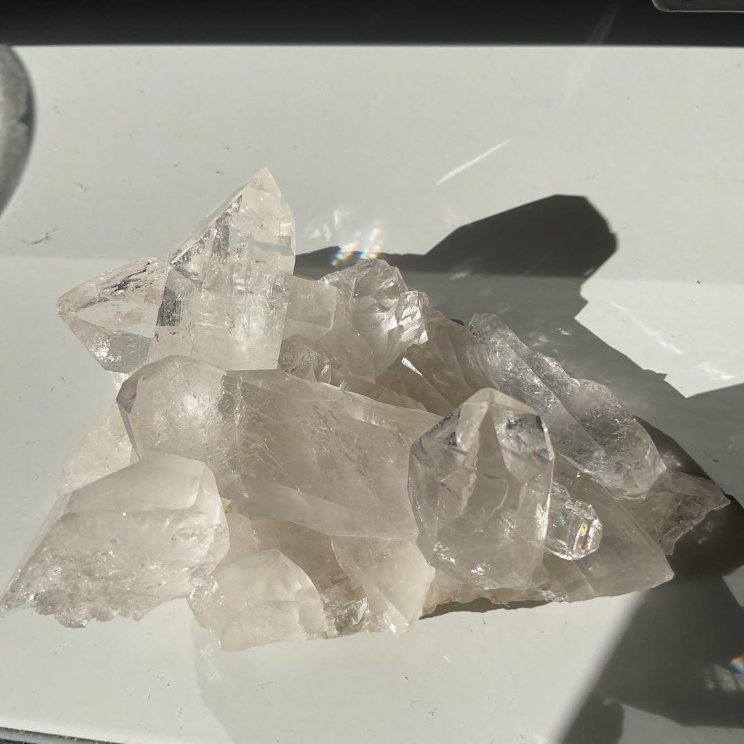 トマスゴンサガ産 水晶 クラスター 浄化セット 天然石 原石