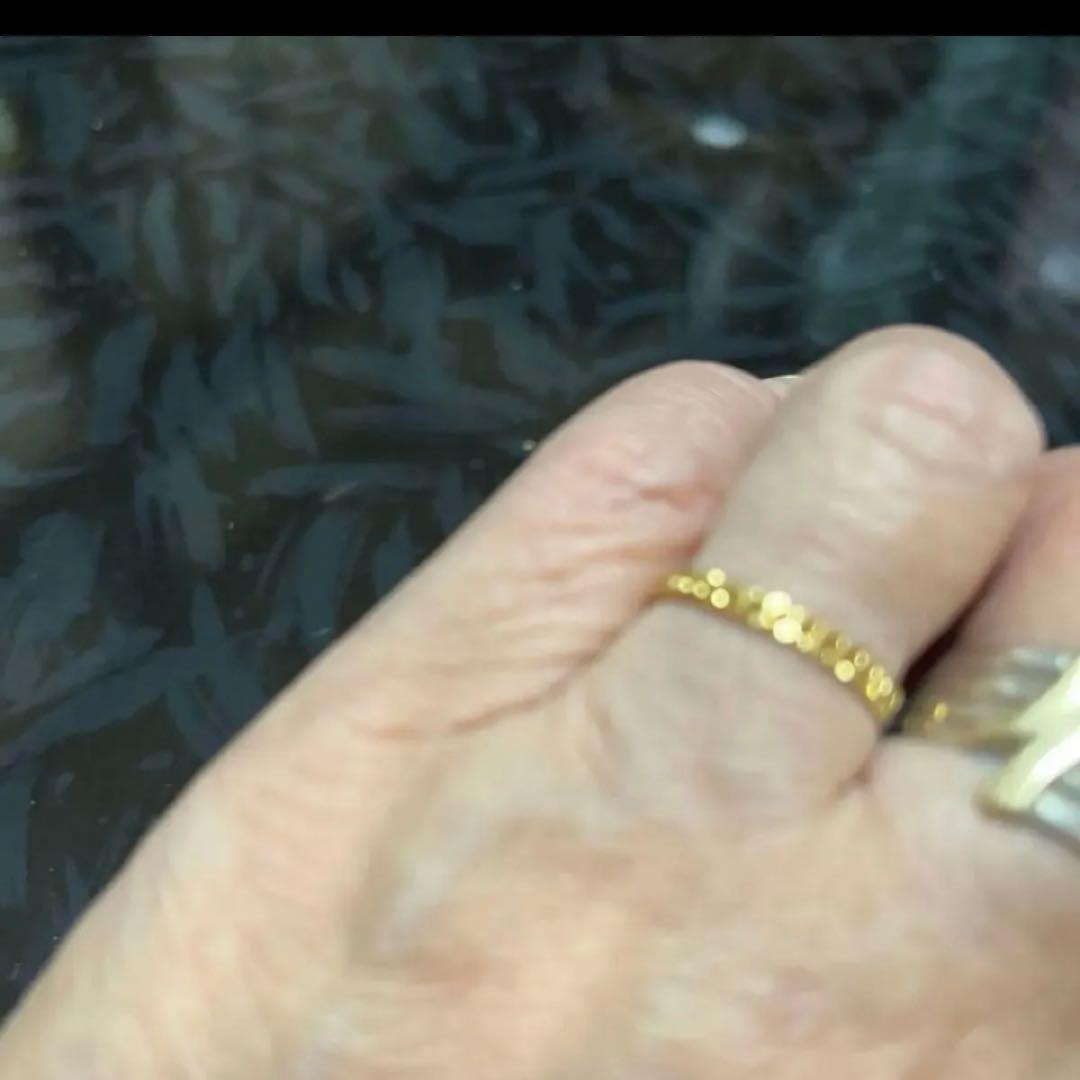 18金　チェーンリング14号