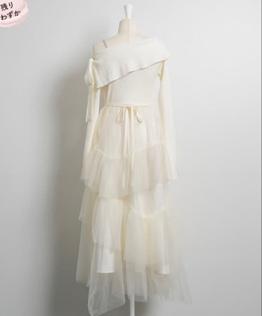 DOLCELICHE ティアードチュールドッキングワンピース