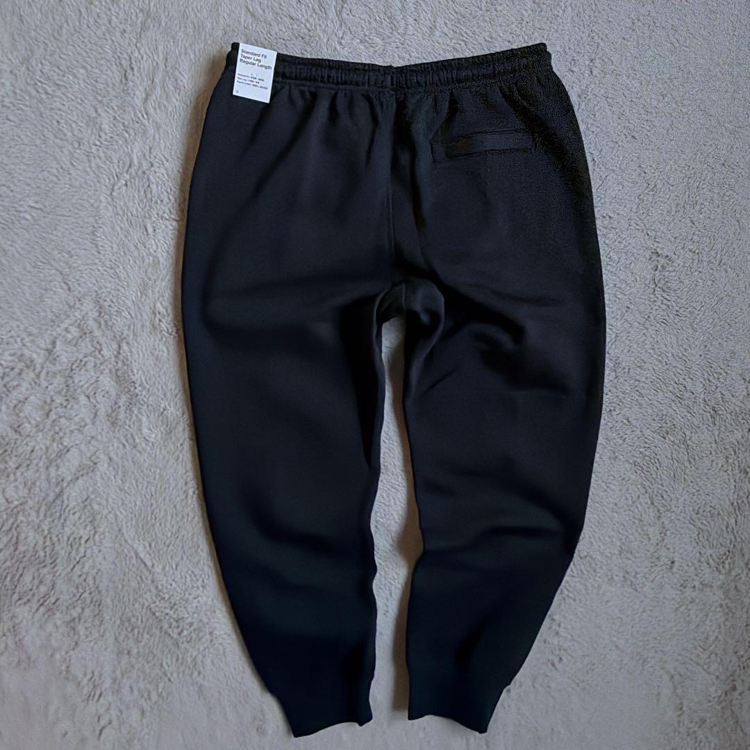 新品 ナイキ ロゴ刺繍 セットアップ 上下セット ブラック オレンジ L