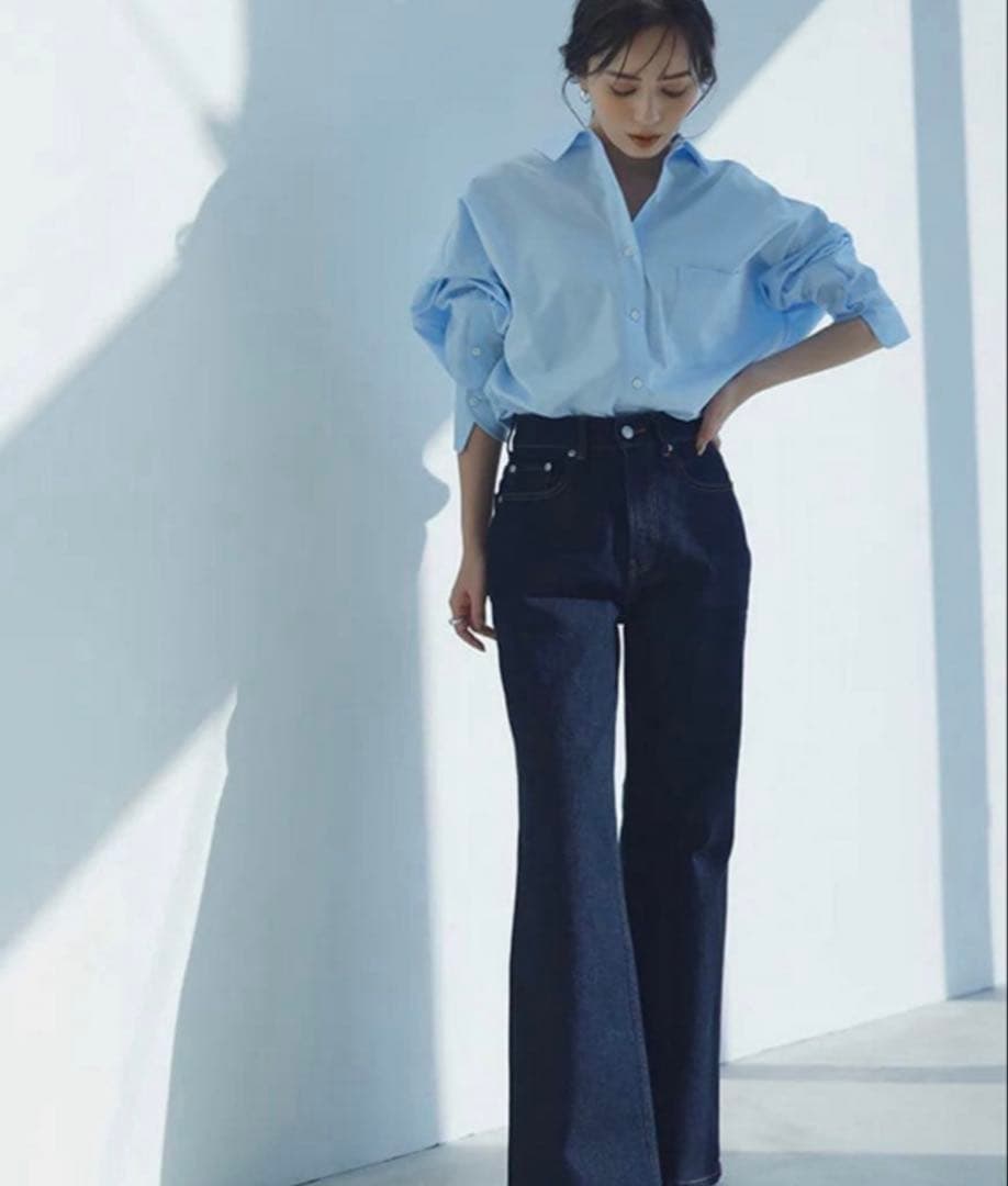 パンツ anuans Wide leg denim