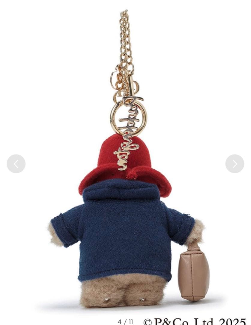 CELFORD ビジューアクセントぬいぐるみチャーム パディントン