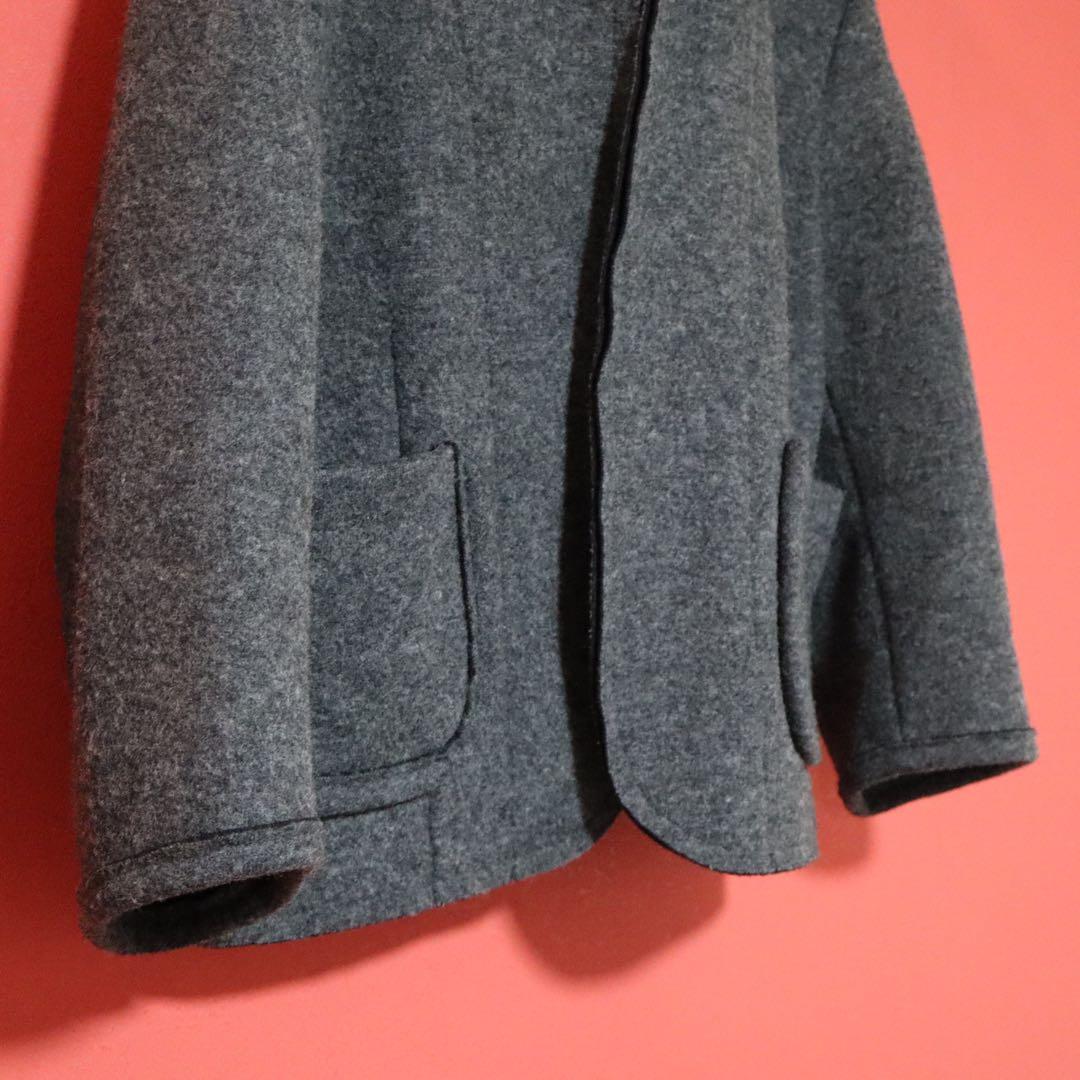 【美品】tricot COMME des GARCONS 丸襟 ウールコート