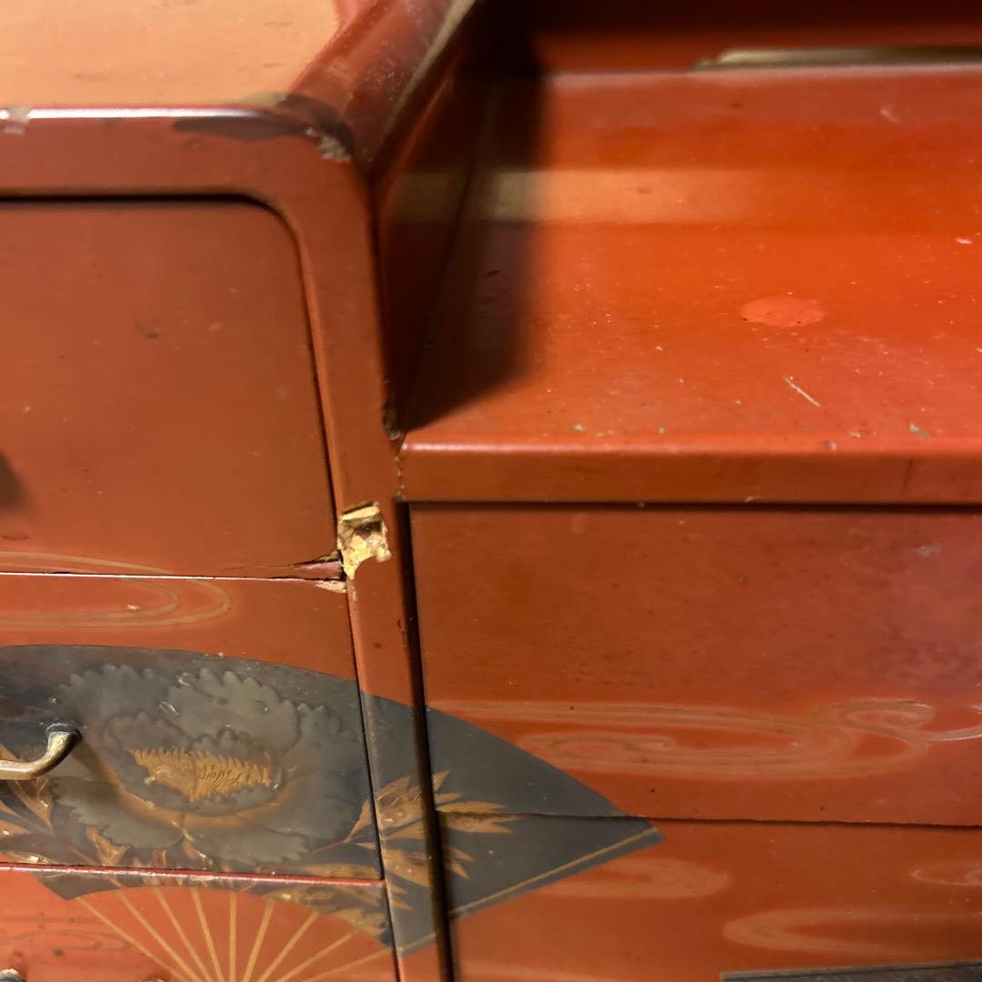 昭和レトロ鏡台　Japanese Showa Mirror