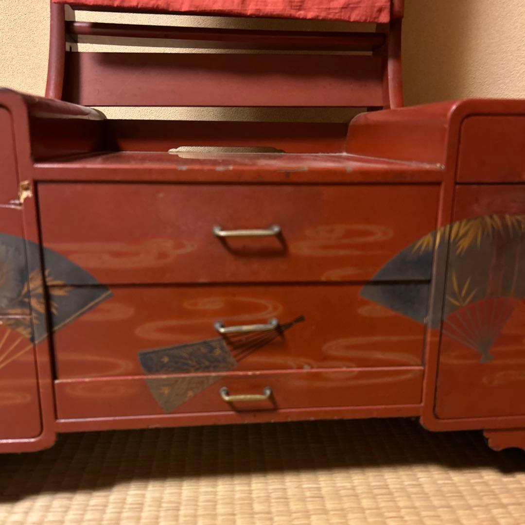 昭和レトロ鏡台　Japanese Showa Mirror