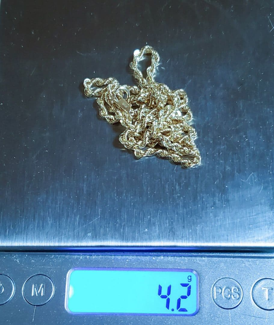 【18金 ロープチェーン 4,2g❗】新品未使用✨ ❇サンデー激安セール中‼️