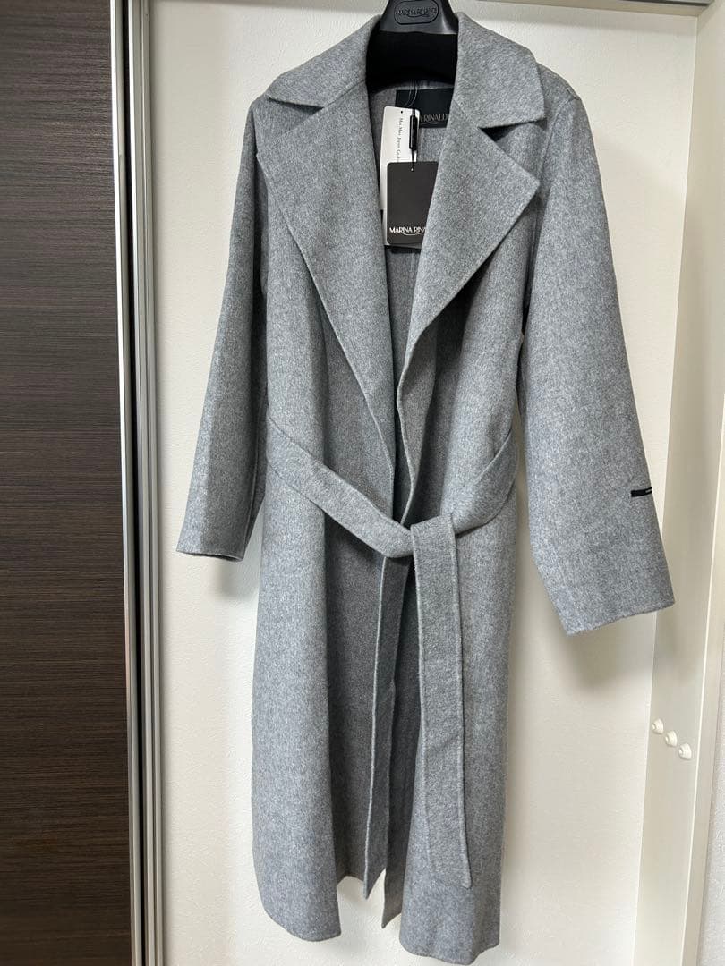 大きめ【新タグ】マリナリナルディ希少サイズ46 25万超 コート