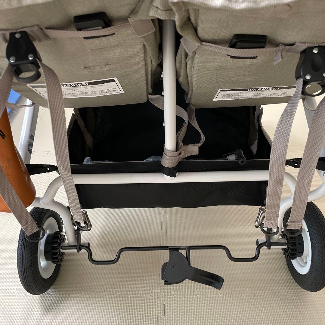 エアバギーココダブル EX フロムバース　専用シートパット　レインカバー付