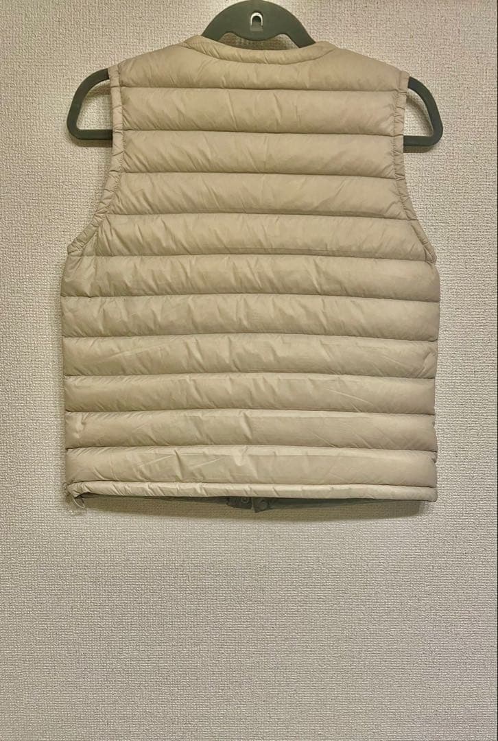 【美品】ダントン✳︎DANTON インナーダウンベスト　アイボリー　34.