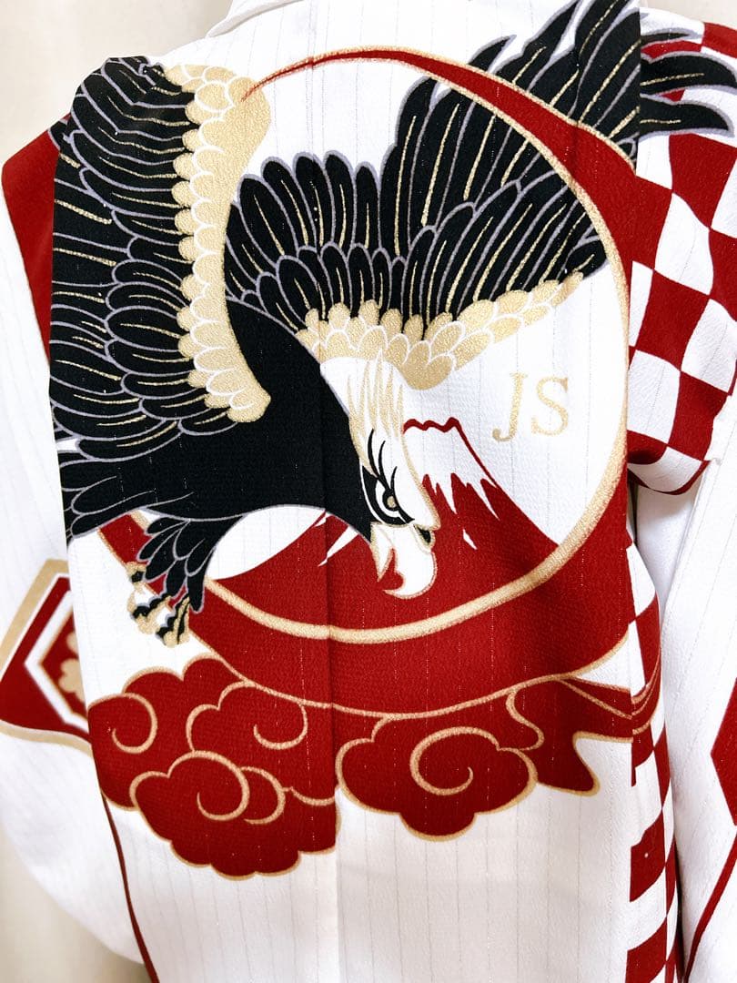 JAPAN STYLE♡七五三　5歳　男の子　フルセット　一式　赤　ブランド着物