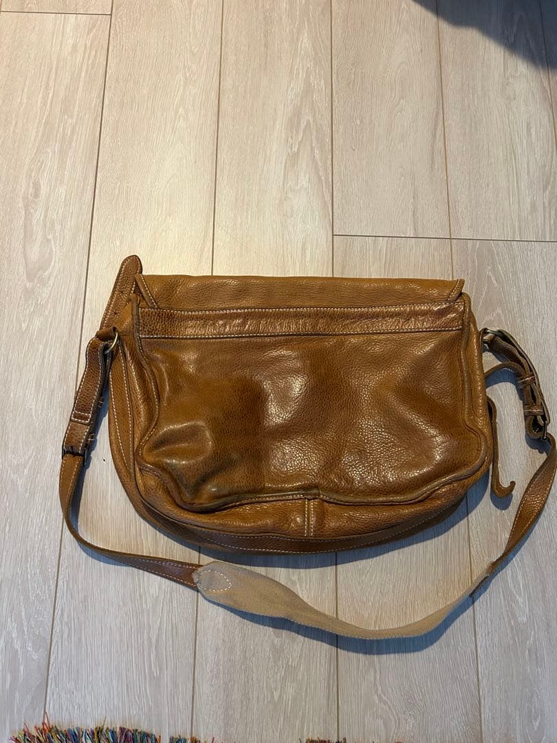 00s vintage Paul Smith レザー　メッセンジャーバッグ