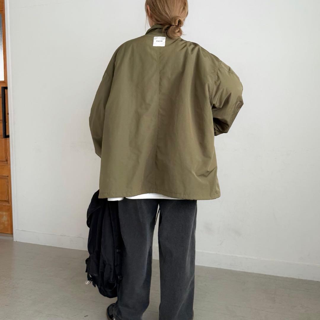 ピイチ　ライナー付ミリタリーオーバーコート2WAY 美品