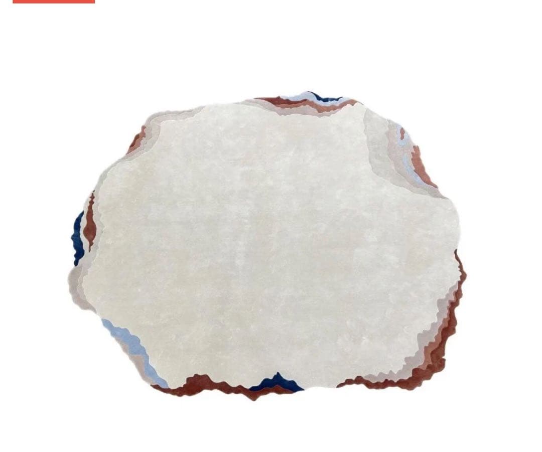 高級手作りタフティングガン刺しカーペット（Ebb Tide）　ラグ