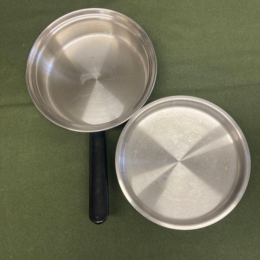 アムウェイ　蒸し器2点(蓋なし) 鍋2点　片手鍋2点(ほぼ未使用)