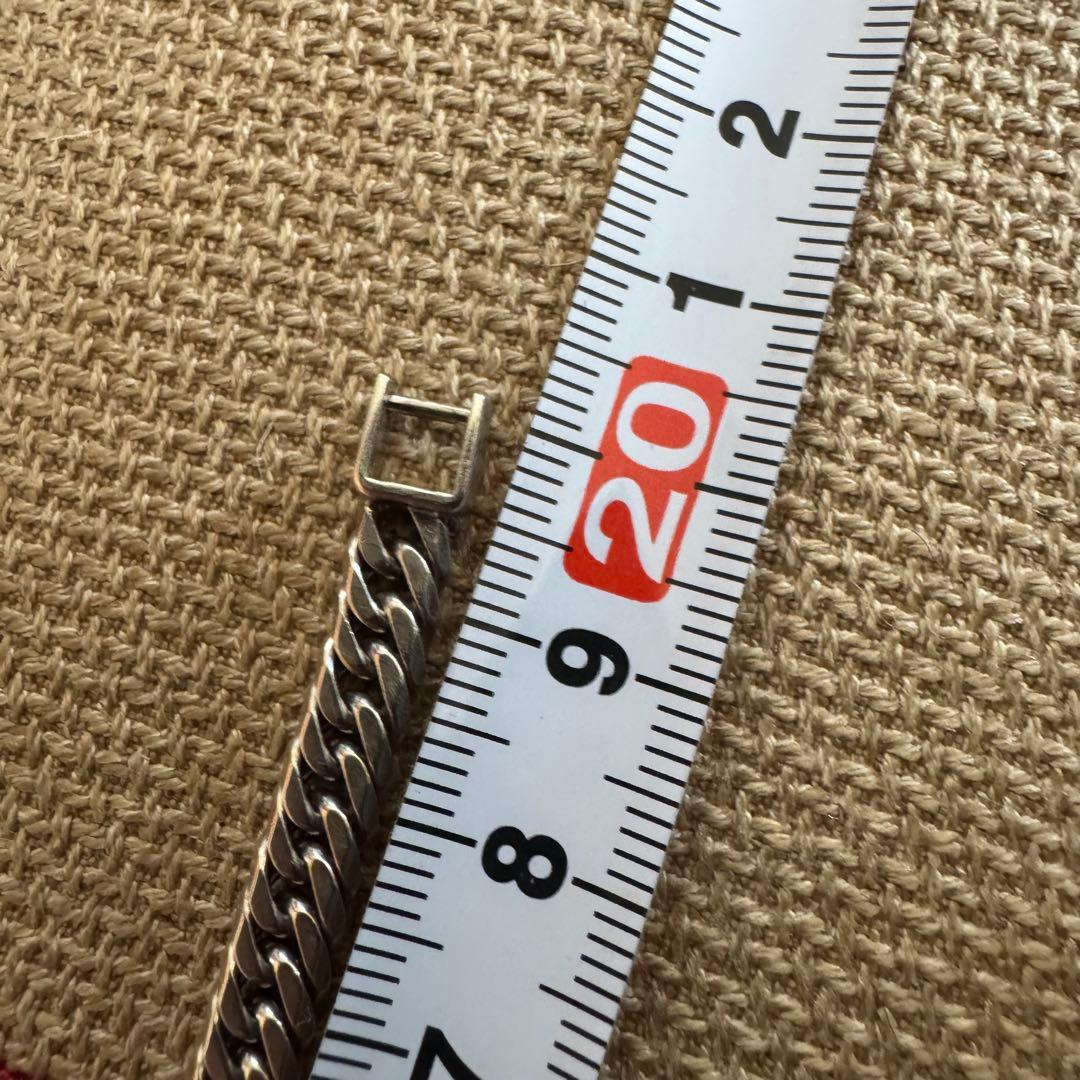 シルバー925 喜平ブレスレット❗️6面カット