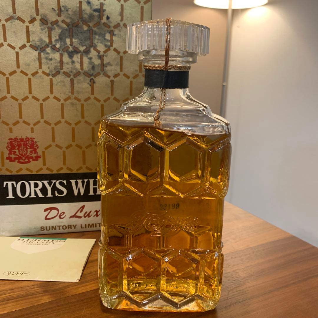 美品　サントリー　トリス　ウイスキー　37度　デラックス　古酒　箱付き　未開封