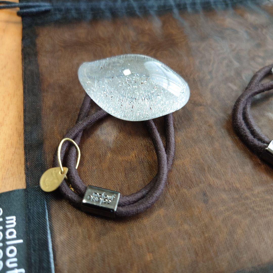 colette malouf ☆ クリア系グラスポニー♪ 2個セット♪