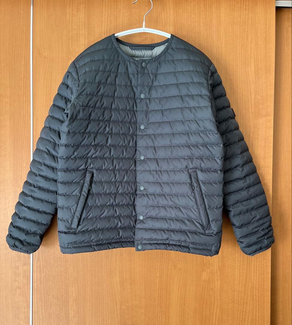 オーシバル ORCIVAL インナーダウン クルーネック チャコールグレー 1