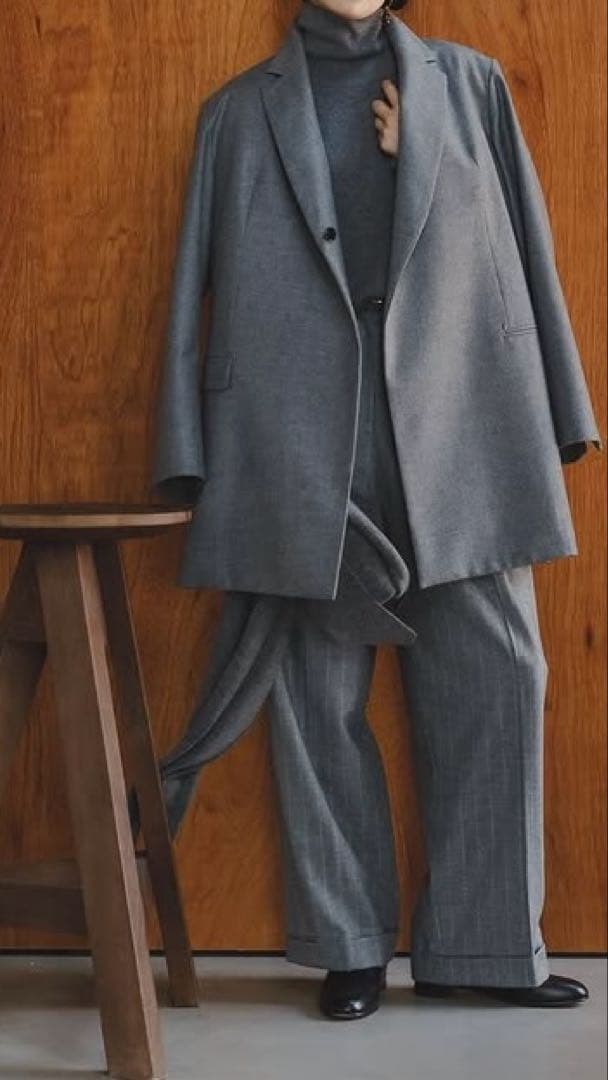 deres デレス コートライクジャケット 人気カラー ライトグレー