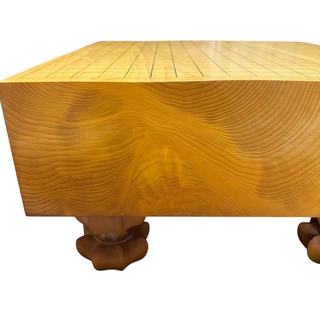 【極美品】本榧碁盤＆蛤碁石182個セット桐覆い 布カバー付き