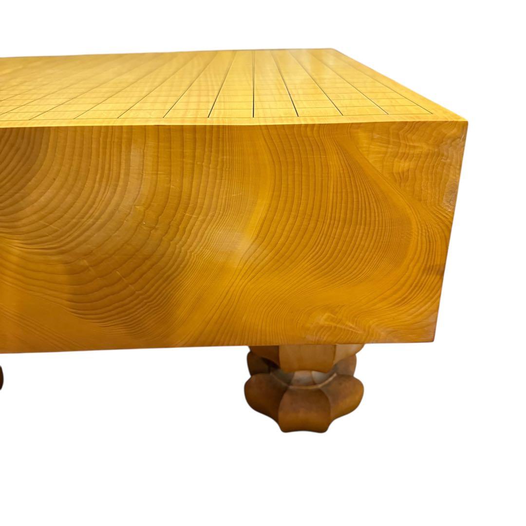 【極美品】本榧碁盤＆蛤碁石182個セット桐覆い 布カバー付き