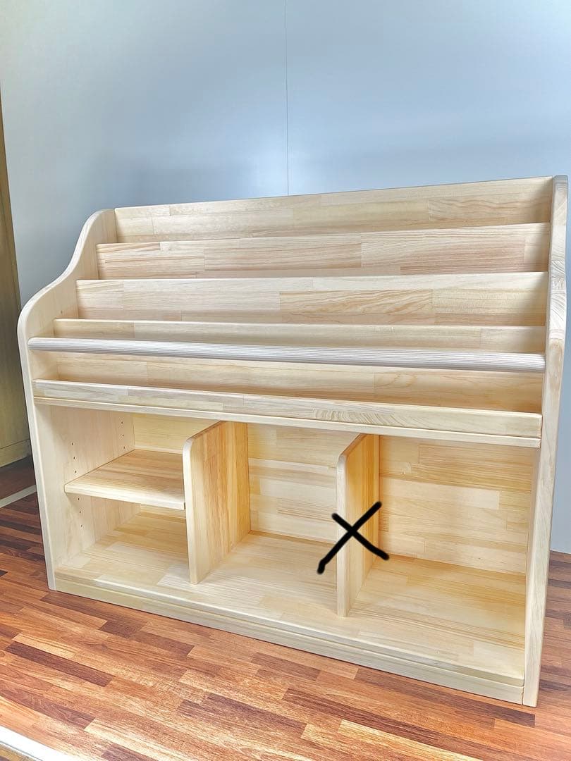 にゃちびる様　絵本棚　チーク②