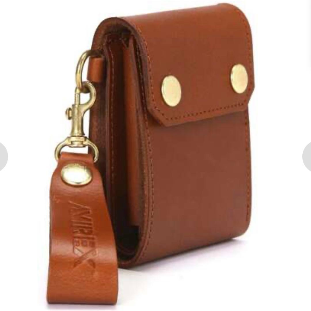 新品 AVIREX アヴィレックス FAHNE2 シリーズ 三つ折り財布