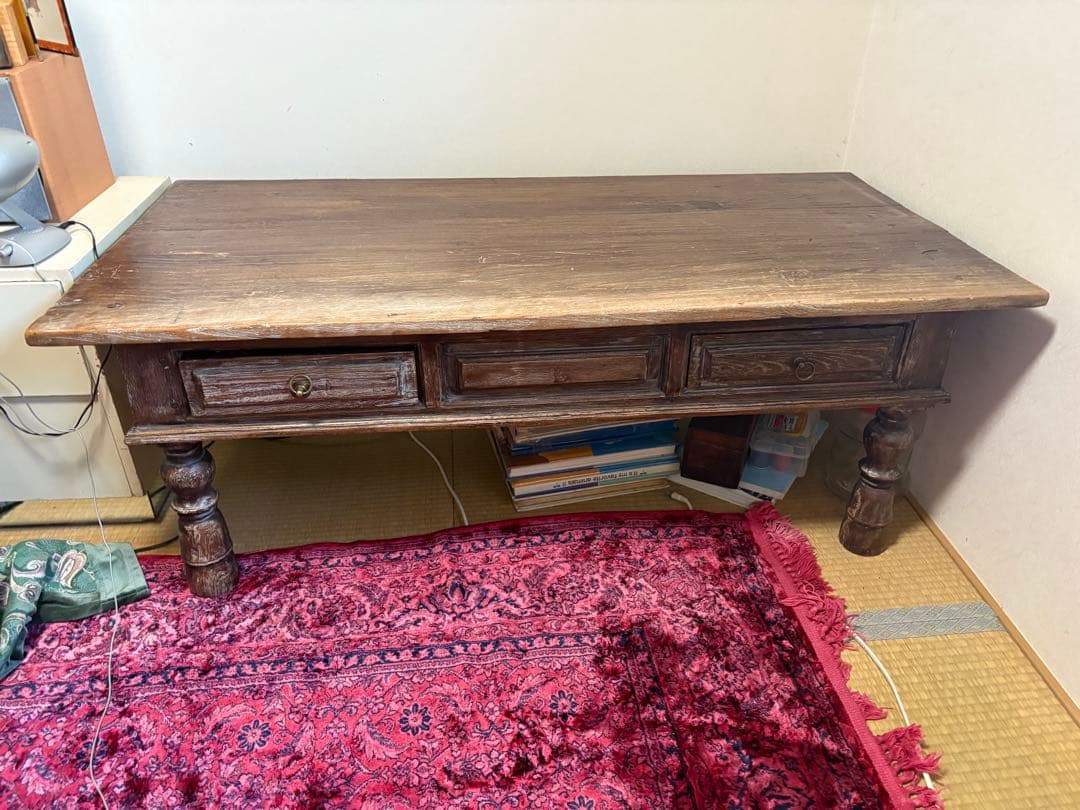 アンティーク　クラッシックローボード　木製コンソールテーブル