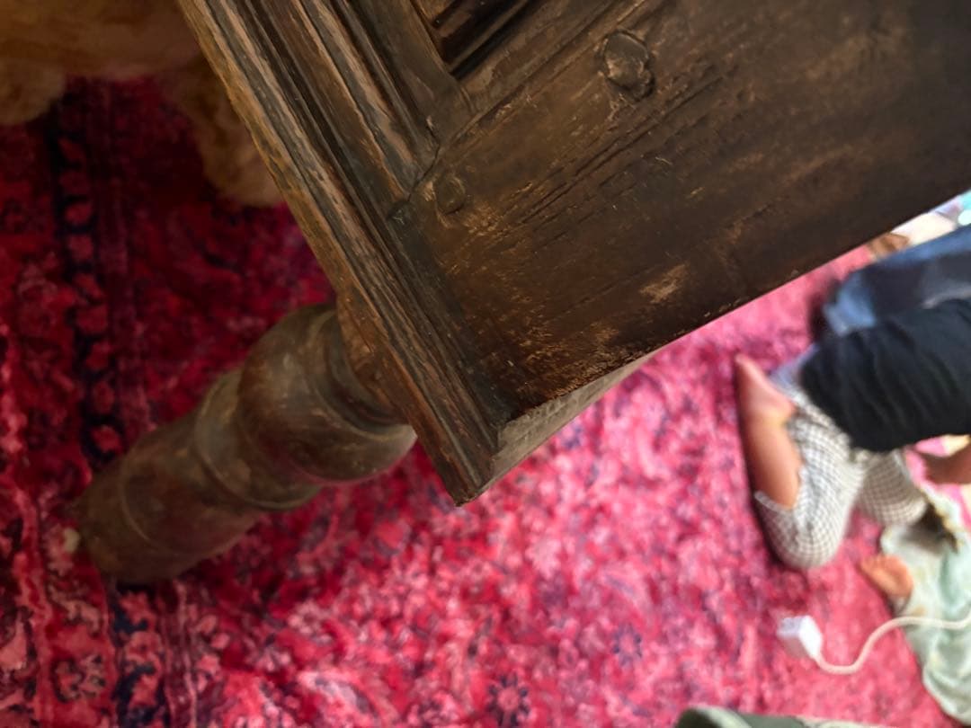 アンティーク　クラッシックローボード　木製コンソールテーブル