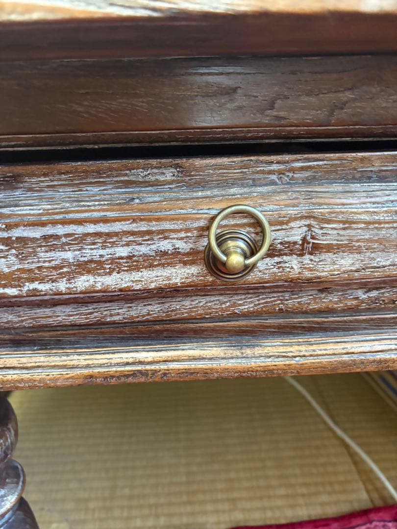 アンティーク　クラッシックローボード　木製コンソールテーブル