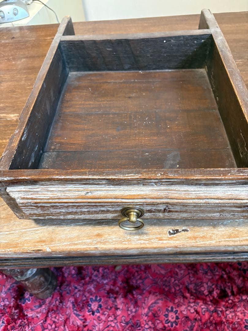 アンティーク　クラッシックローボード　木製コンソールテーブル