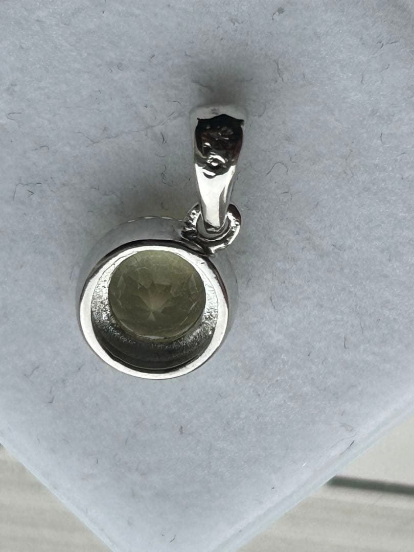 特価‼️トルマリン　ラウンド　シルバーメッキ　ペンダント