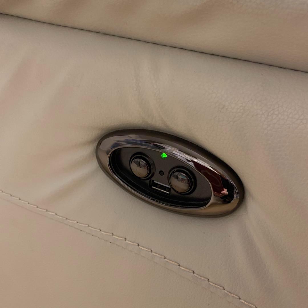 ✨送料込✨ニトリ NITORI 3人掛 左右電動リクライニング ソファ