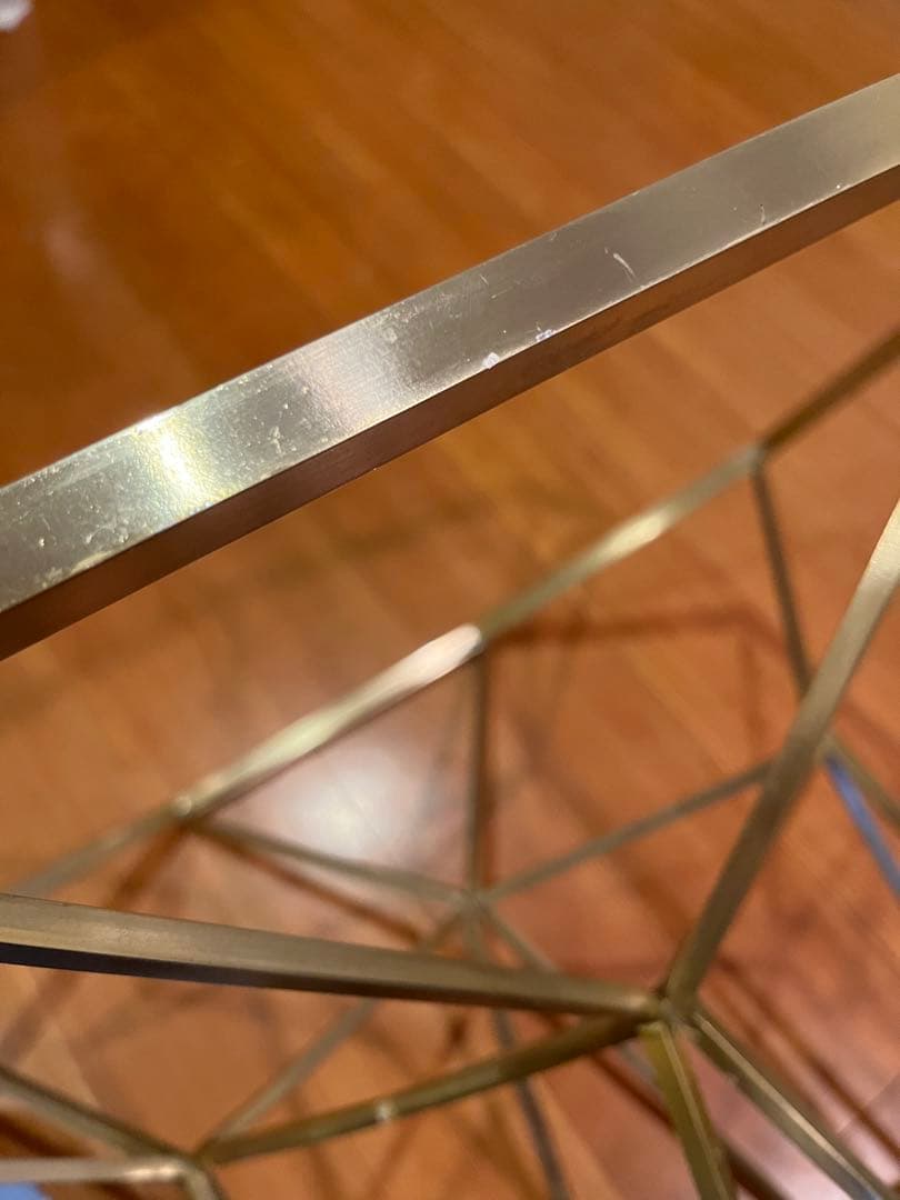 レア★ZARA  テーブル ゴールド