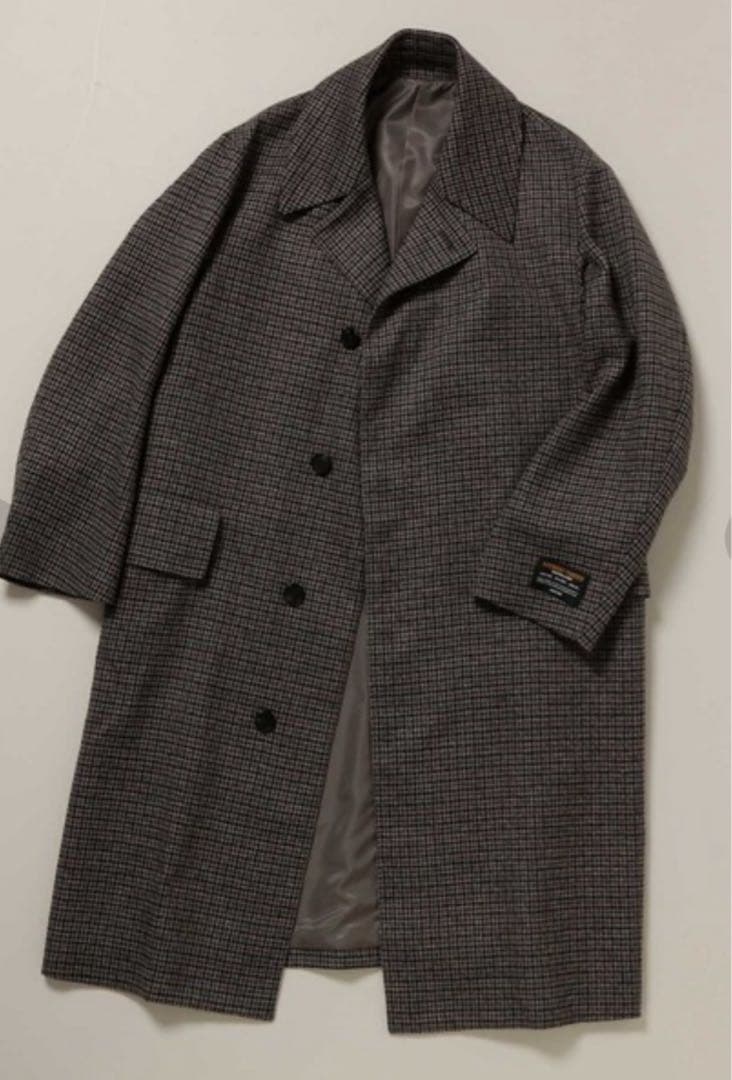 ADAM ET ROPE オーバーサイズステンカラーコート