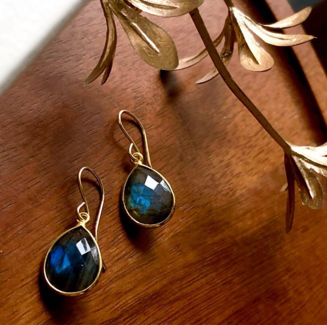 tama◆希少✧ティモールアゲートピアス✧14kgf