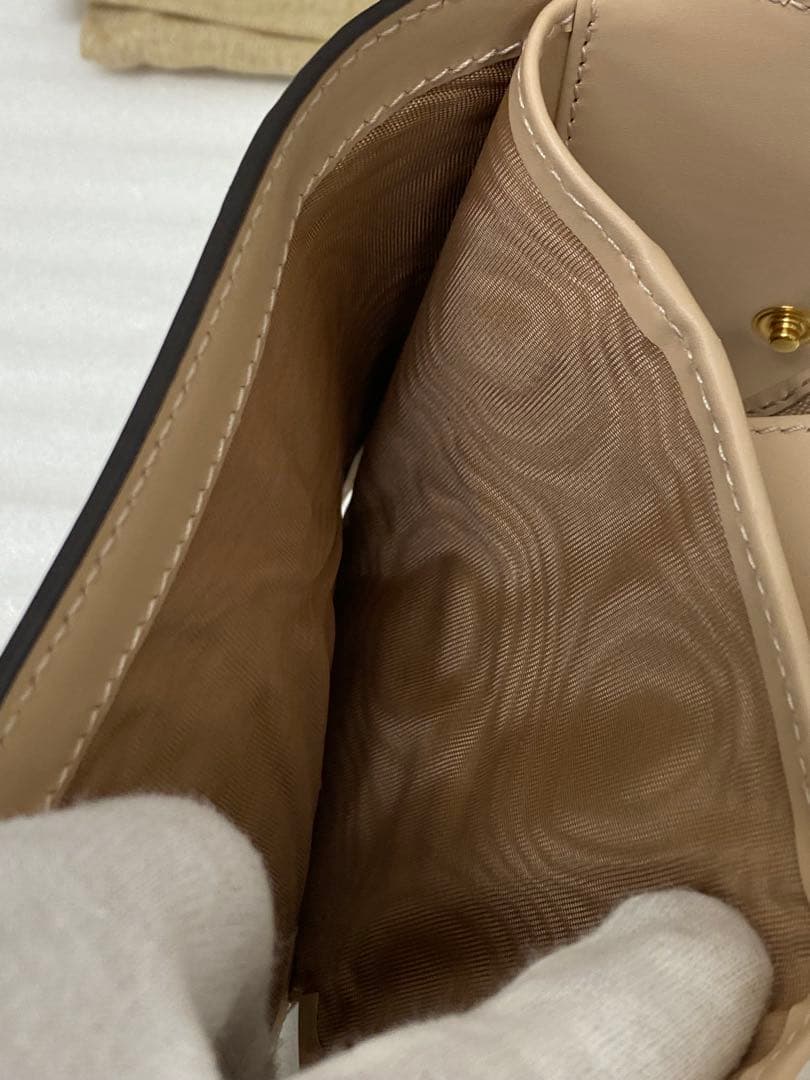 3-3204 GUCCI グッチ 3つ折り財布 GGロゴ ミディアム ウォレット