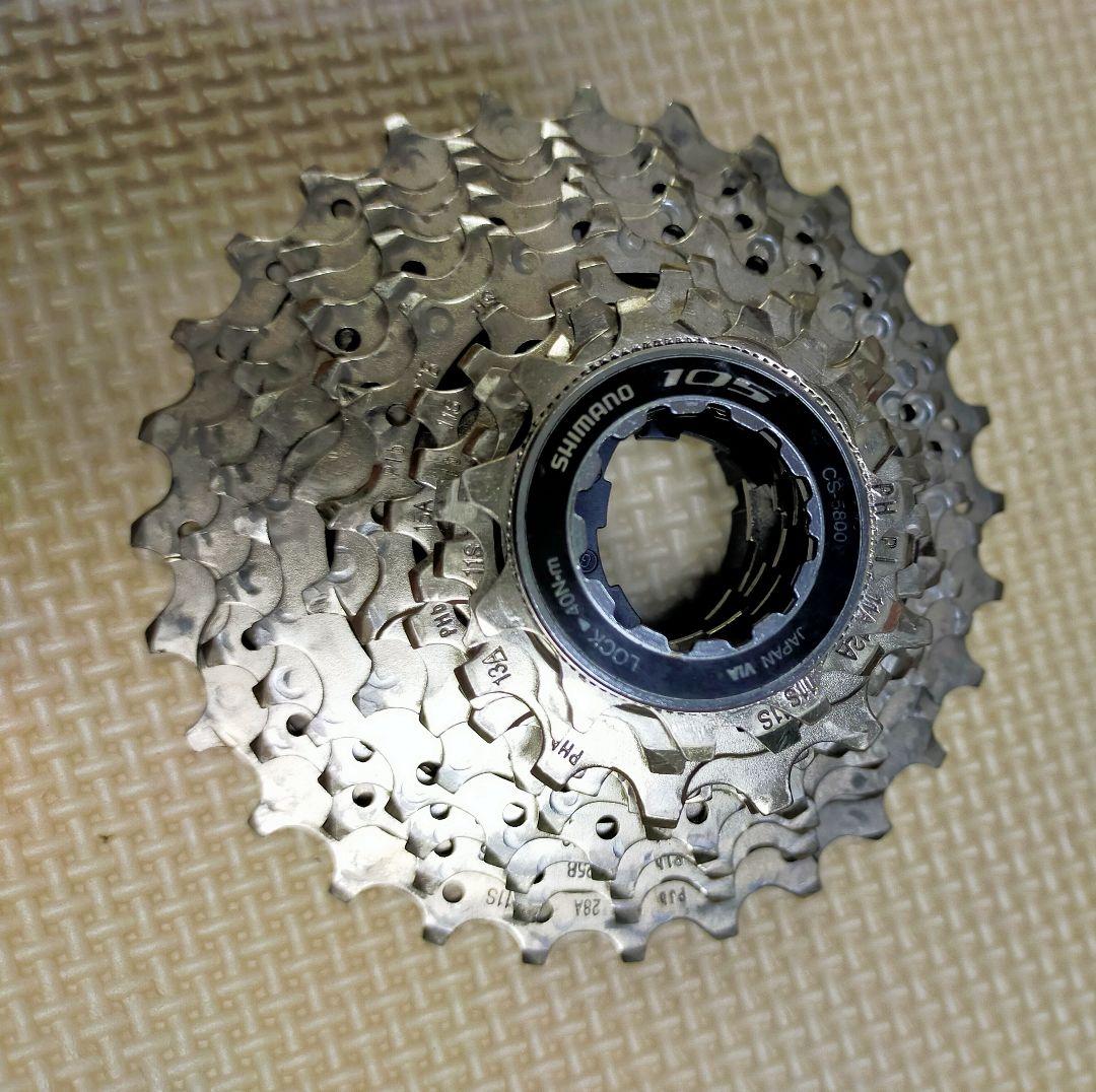 Shimano 105 7000&5800 コンポーネントセット　スプロケ追加