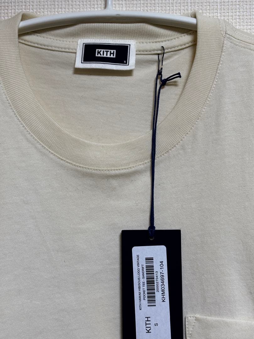 KITH レア商品Tシャツ M クリーム色 ホノルル限定 新作Tシャツ