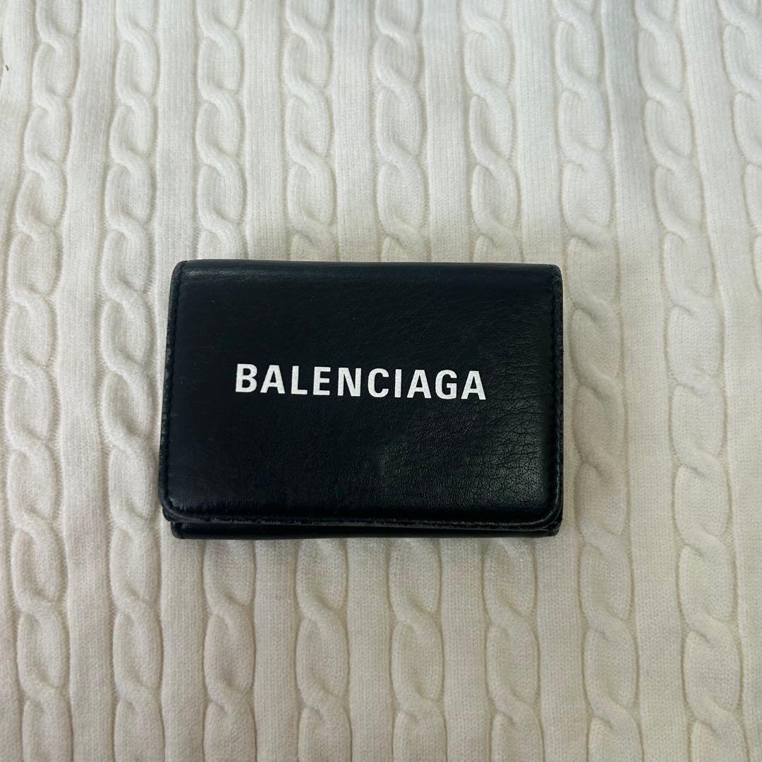 BALENCIAGA 財布 黒 三つ折り