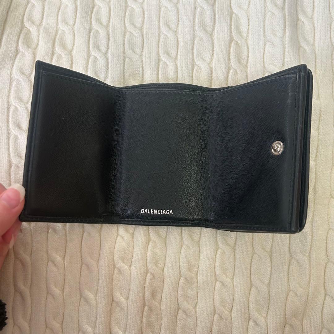 BALENCIAGA 財布 黒 三つ折り