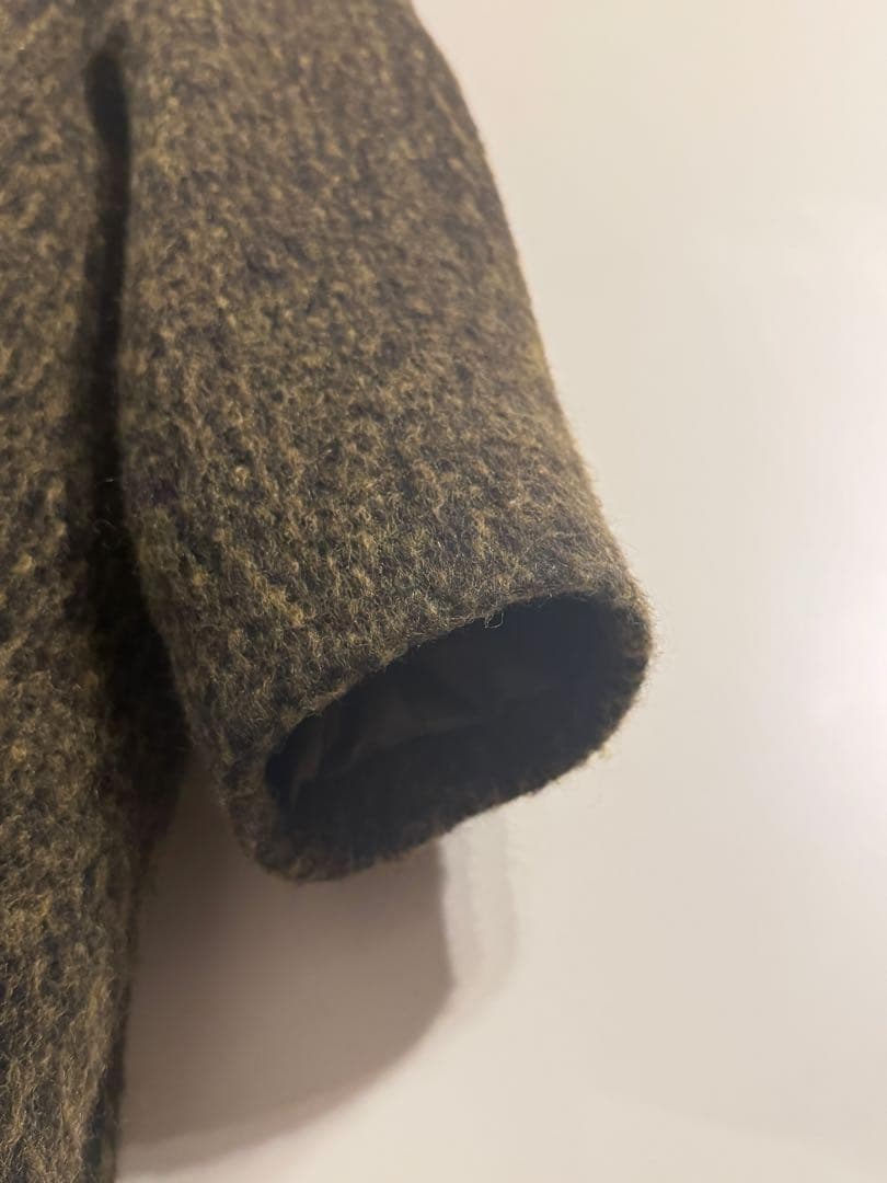 極美品＊CLANE MIX SHAGGY LADY COAT ロングコート