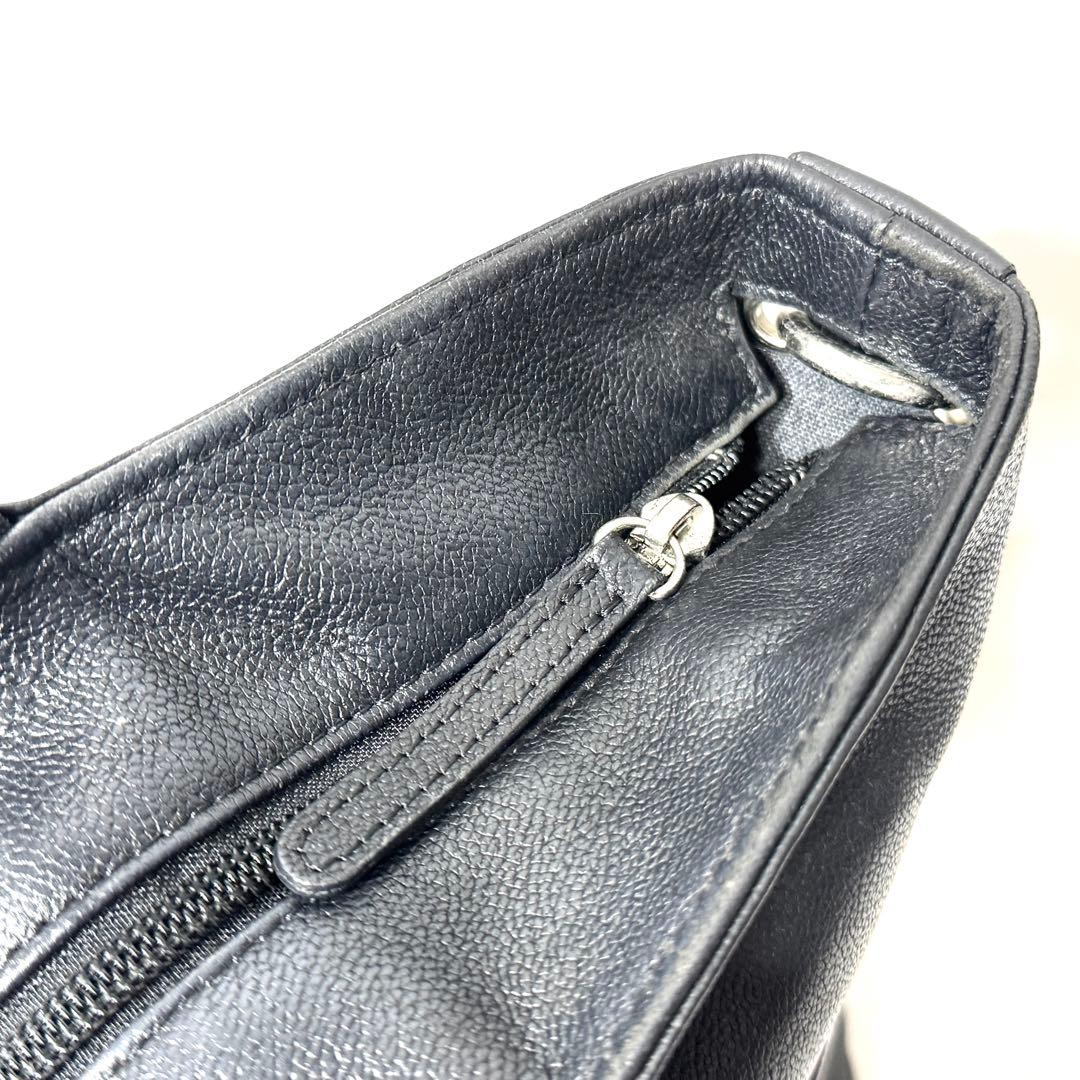 PORTER ポーター LINK レザートートバッグ A4収納可 黒 Sサイズ