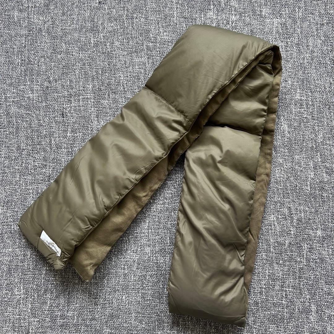 nanamica ナナミカ ダウンマフラー カーキ SUKF250 新品
