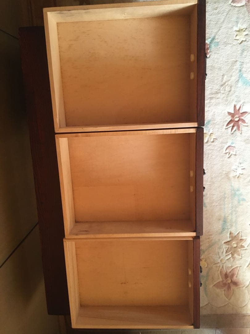 昭和　レトロ　松本伝統 指物工芸家具 文机 民芸